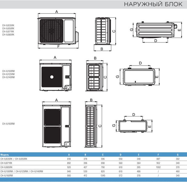 Кондиционер сплит-система Cooper&Hunter CH-IC140RK/CH-IU140RM 208764 фото